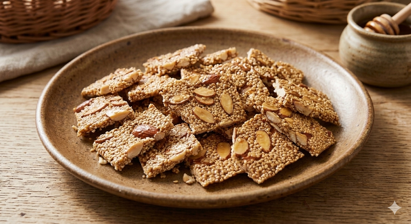 Almond Sesame Pasteli