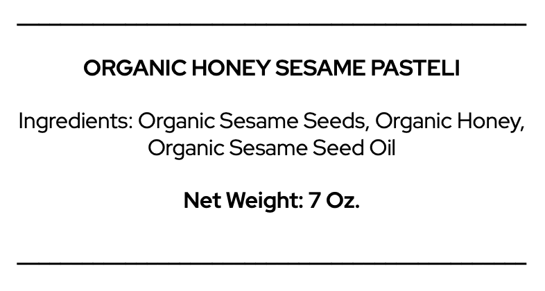 Honey Sesame Pasteli