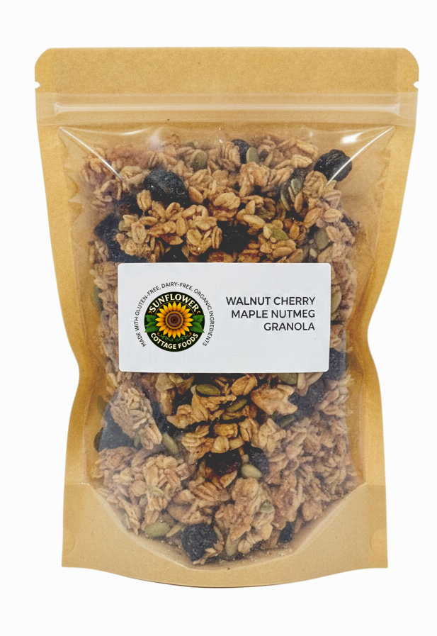 Walnut Cherry Maple Nutmeg Granola
