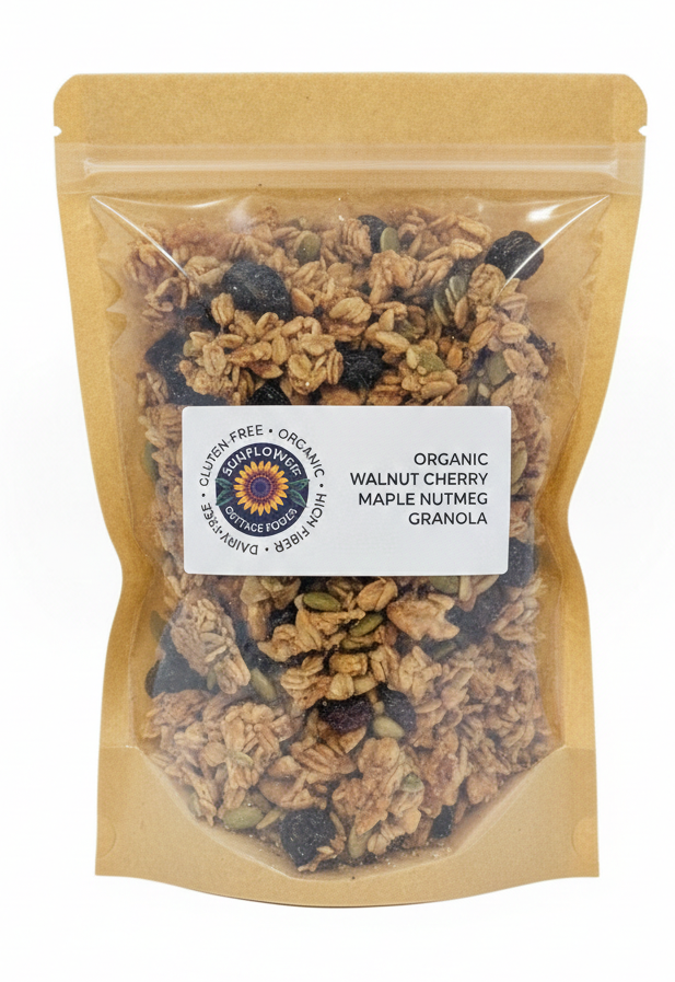Walnut Cherry Maple Nutmeg Granola