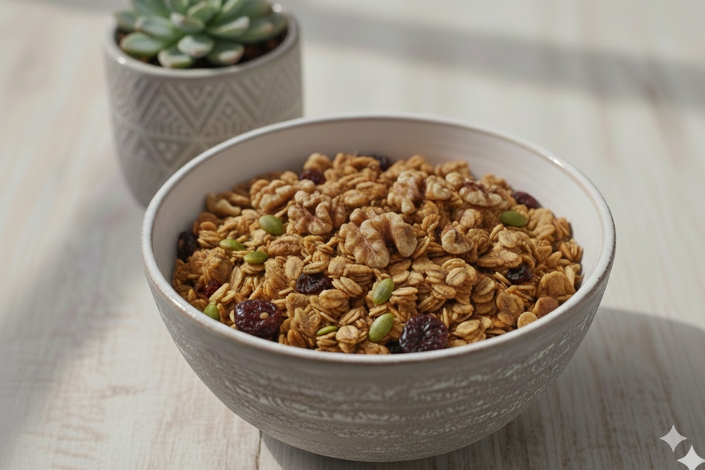 Walnut Cherry Maple Nutmeg Granola