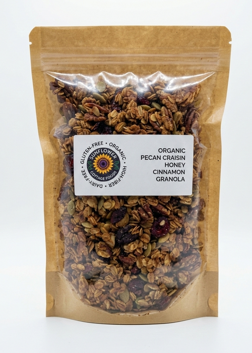 Pecan Craisin Honey Cinnamon Granola