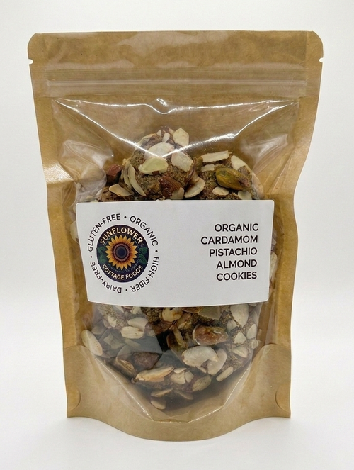 Cardamom Pistachio Almond Cookies